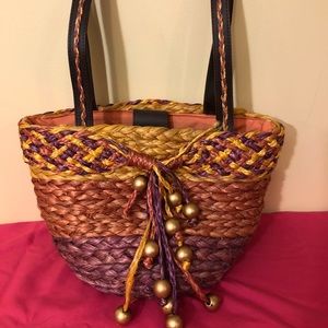 Colorful Straw Bag